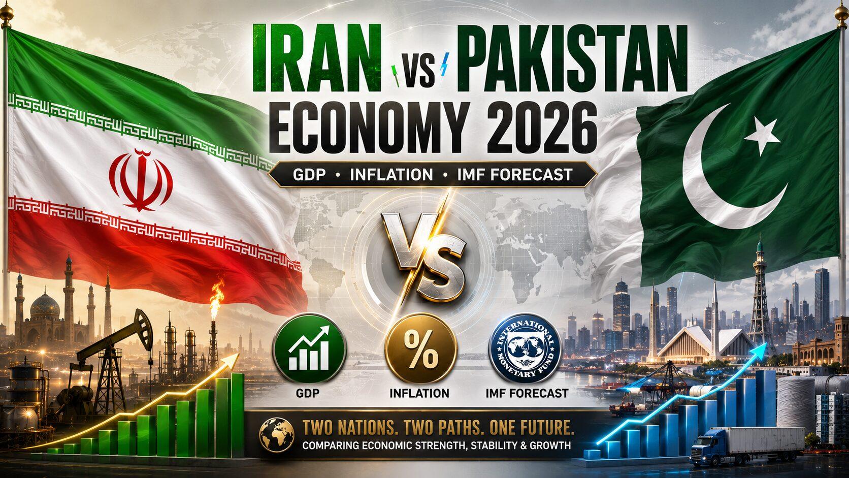 Iran vs Pakistan Economy 2026: GDP, Inflation & IMF Forecast